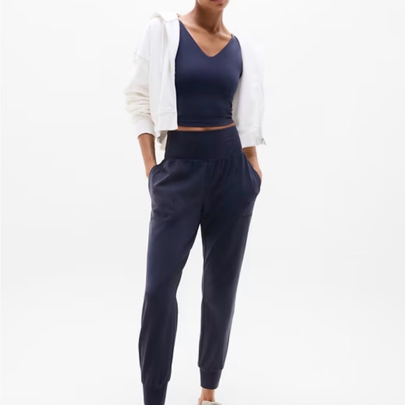 Athleta Pants - Athleta Olive Green Salutation High Rise Jogger